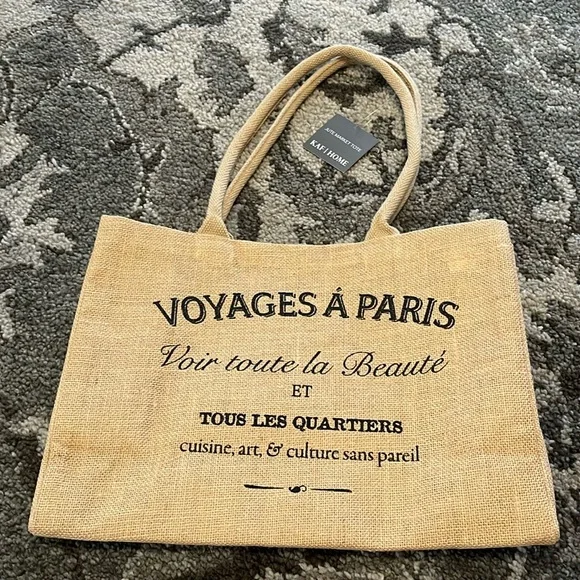 Jute Market Tote Bag - Picture 1 of 11